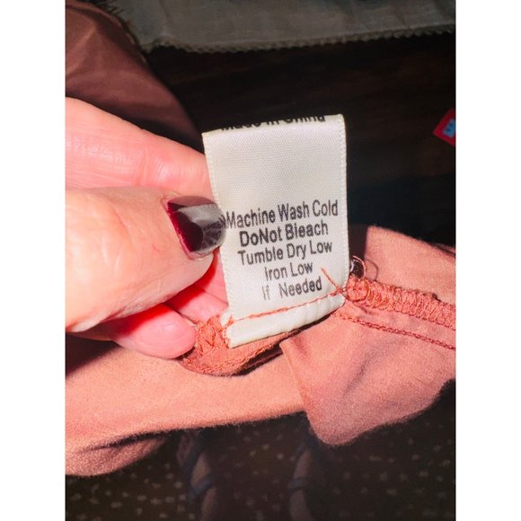 Anthropologie Blu Pepper Dress M Tie Up Multi Color Hi Low Hem Aztec Santa Fe - Picture 7 of 11